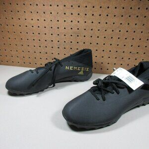 adidas mens black gold Nemeziz 19.3 TF Turf soccer shoes 13 M NWOB NWT